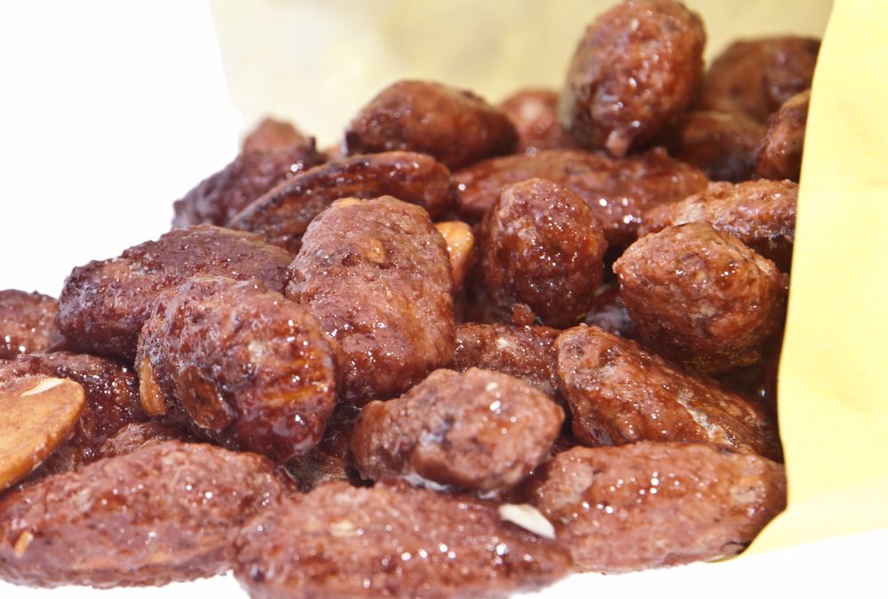 Roasted spicy almonds