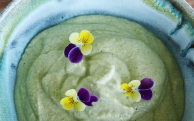 ‘No chickpea’ courgette hummus