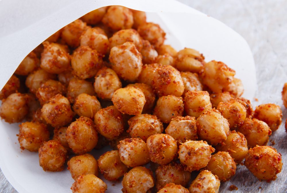 Roasted spicy chickpeas