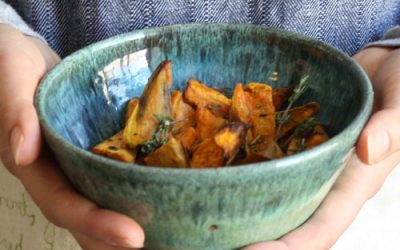 Sweet potato crisps