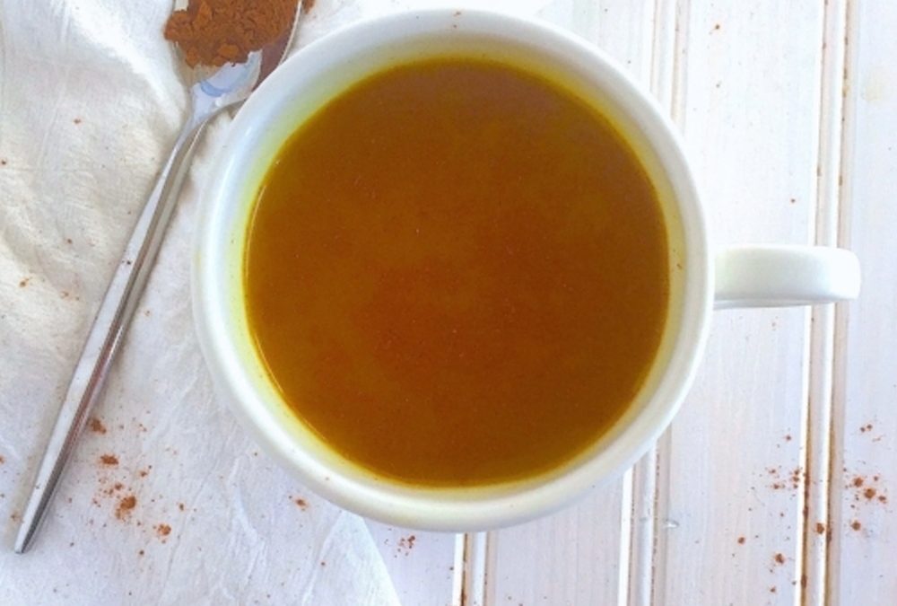 Turmeric, ginger and cinnamon tea