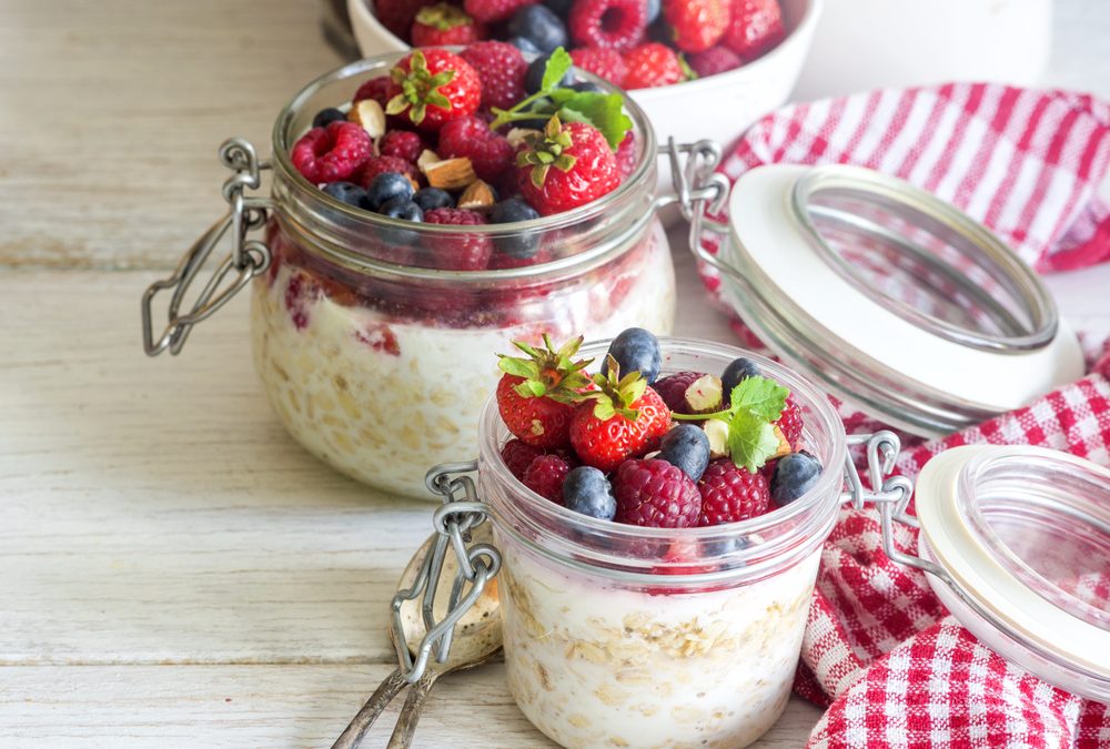 Bircher muesli with fresh berries