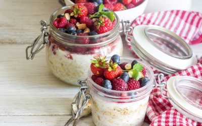 Bircher muesli with fresh berries