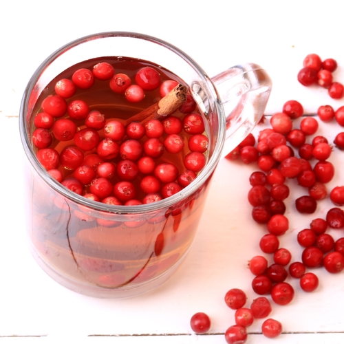 Cranberry and ginger juice