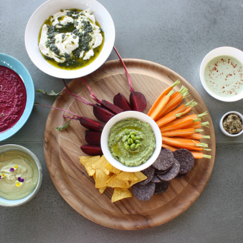 Avocado and broad bean dip