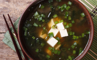 Miso soup with bone broth