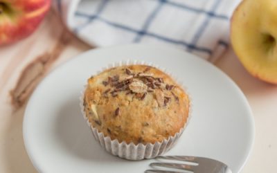 Apple bircher muesli muffins