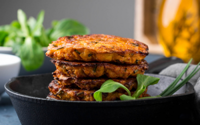 Sweet potato & broccoli fritters