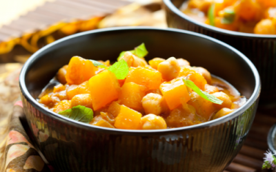 Squash & chickpea curry