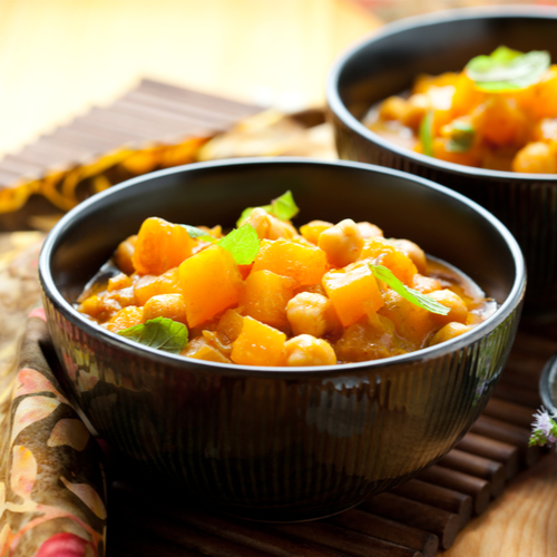 Squash & chickpea curry