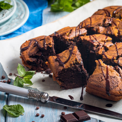 Pumpkin Chocolate Brownies