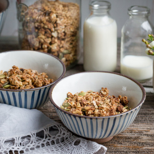 Peanut Butter and Cinnamon Granola