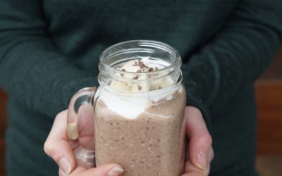 Maca, Almond Butter & Cacao Overnight Oats