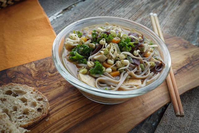 Miso Soba Noodle Bowl