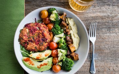 Beets Burger Bowl